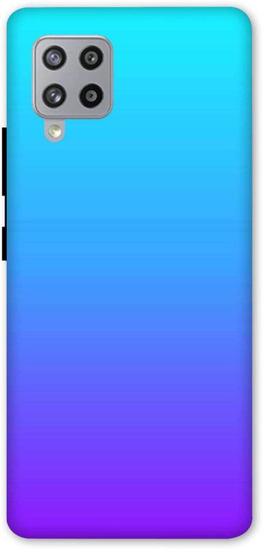NDCOM Back Cover for Samsung Galaxy M42 5G Cool Texture In Blue Shade Printed  (Multicolor, Hard Case, Pack of: 1)