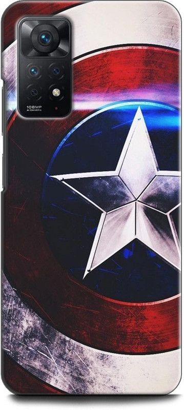 KEYCENT Back Cover for REDMI Note 11 Pro CAPTAIN AMERICA, SHIELD, AVENGER, MARVEL, SUPERHERO  (Multicolor, Shock Proof, Pack of: 1)