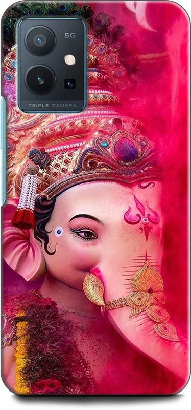 Wall Art Back Cover for Vivo T1 (5G) GANESH, GOD, BAAPA, GANESH JI, GANPAHI  (Multicolor, Dual Protection, Pack of: 1)