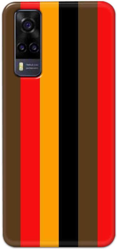 NDCOM Back Cover for Vivo Y31 2021  (Multicolor, Hard Case, Pack of: 1)