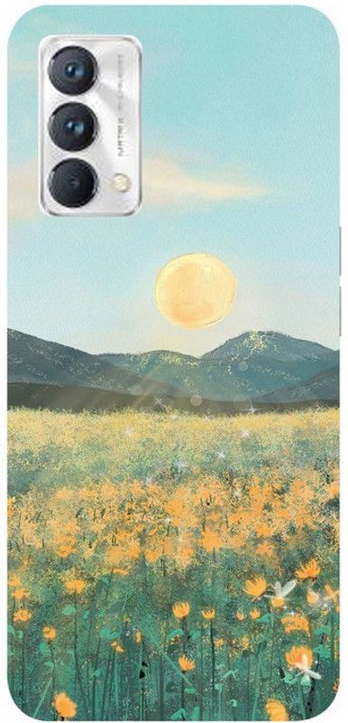Golden Mask Back Cover for Realme GT Master Sunshine Pinting  (Multicolor, Waterproof, Silicon, Pack of: 1)