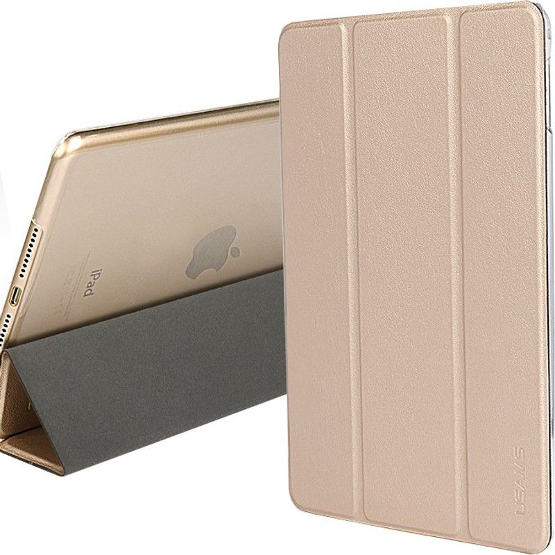 USAM Flip Cover for Apple iPad Mini 4  (Gold)