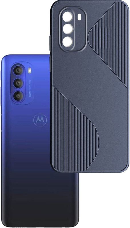 Flipkart SmartBuy Back Cover for MOTOROLA G51 5G  (Blue, Silicon, Pack of: 1)