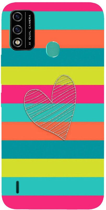 Yuphoria Back Cover for Itel A48  (Multicolor, Grip Case, Silicon)