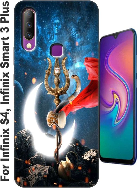 StroFit Back Cover for Infinix S4/ Infinix Smart 3 Plus 2541  (Multicolor, Flexible, Silicon, Pack of: 1)
