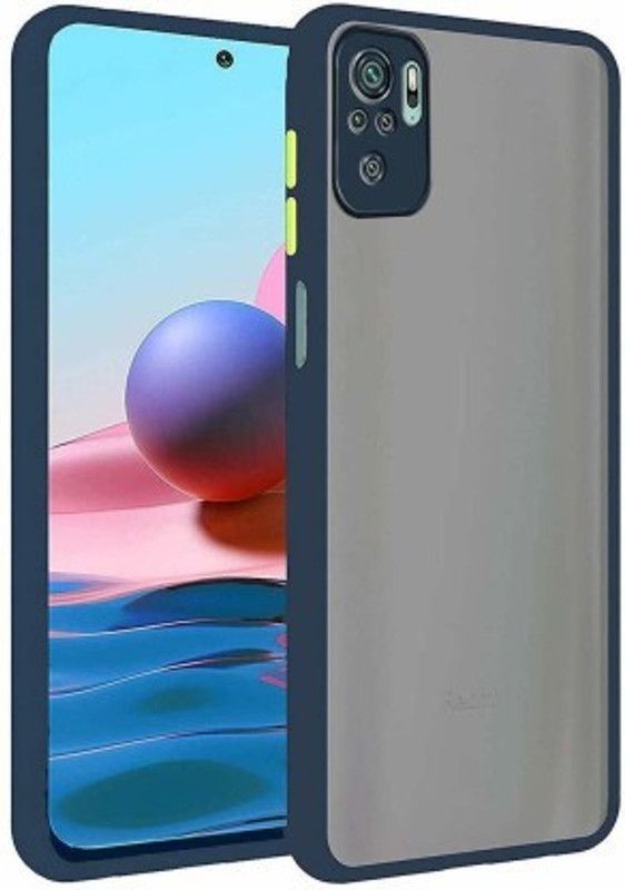 Cermarise Back Cover for Redmi Note 10 Pro Max  (Blue, Camera Bump Protector, Pack of: 1)