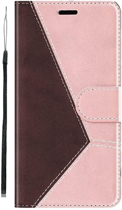 TELETEL Wallet Case Cover for Poco M2 Pro  (Pink, Hard Case, Pack of: 1)