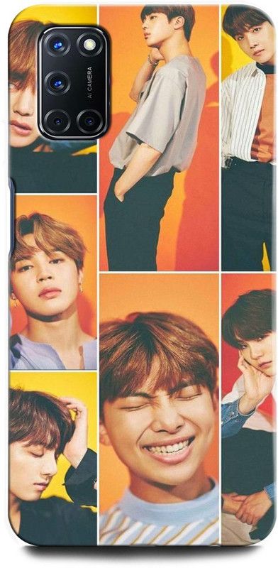 ORBIQE Back Cover for OPPO A52 2061 BTS X ARMYJUNGSHOOK, KOREAN, HEARTBEAT, BTS, BEAT, SINGER  (Multicolor, Hard Case, Pack of: 1)