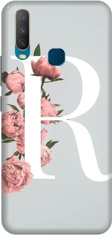 VS PRINT LINK Back Cover for VIVO Y17 ,VIVO 1902 ,R letter,R name R word , Printed Back Cover  (White, Hard Case, Pack of: 1)