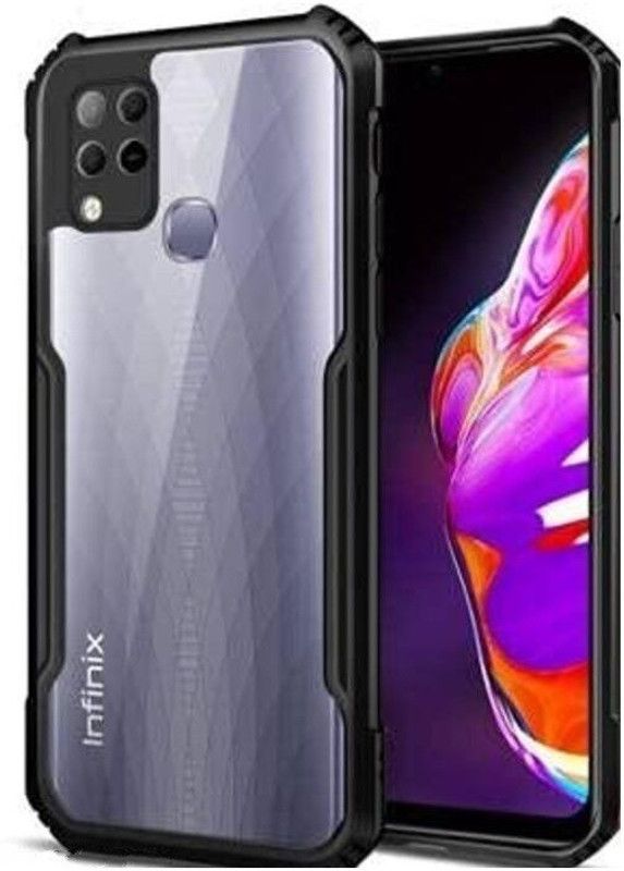 S-Hardline Back Cover for infinix Hot 10s, Premium Boom TPU Transparent case  (Transparent)