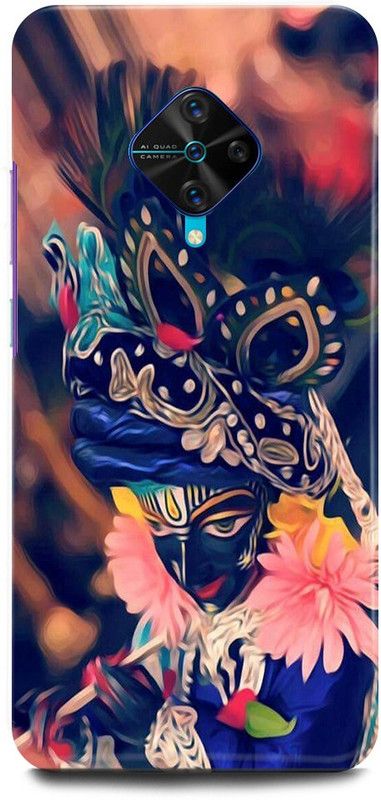 JUGGA Back Cover for Vivo S1 Pro, 1920, RADHA KRISHNA, LORD, KANHIYA, KRISHANJI, GOD  (Purple, Hard Case, Pack of: 1)