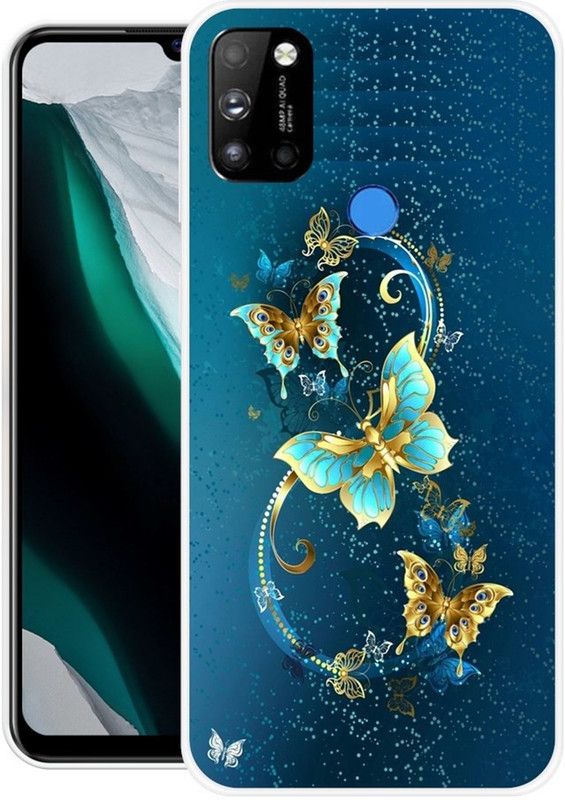 REALKING Back Cover for LG W41  (Multicolor, Silicon, Pack of: 1)