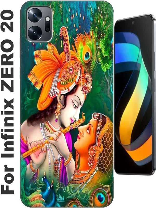 Burdak Back Cover for Infinix Zero 20 2540  (Orange, Grip Case, Silicon, Pack of: 1)