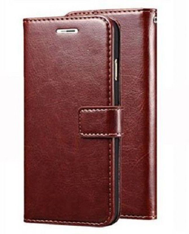 Correctbuyshop Flip Cover for Nokia 7.1  (Brown, Pack of: 1)