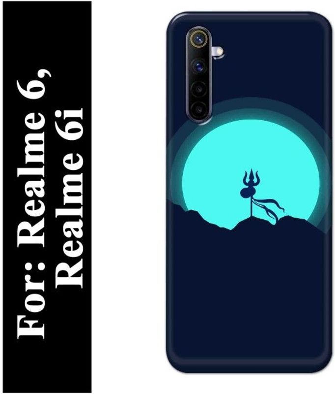 Majestic Back Cover for Realme 6, Realme 6i  (Blue)