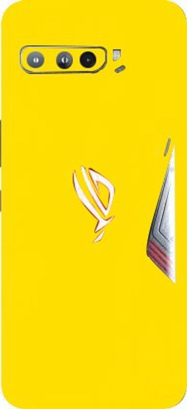 LAMHA Asus Rog 3 Mobile Skin  (Ultra Super Yellow Matte With High Matte Finish.)