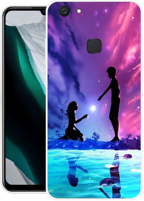 Krtagy Back Cover for VIVO V7  (Multicolor, Dual Protection, Silicon, Pack of: 167)