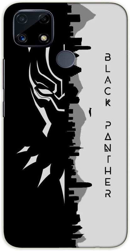 iprinto Back Cover for Realme Narzo 20, Relaem C25s Black panther Back Cover  (Black, Hard Case)