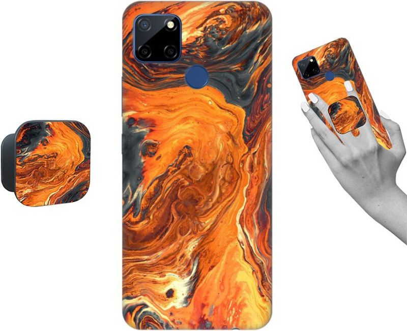 Coberta® Back Cover for Realme Narzo 30a  (Multicolor, Cases with Holder, Pack of: 1)