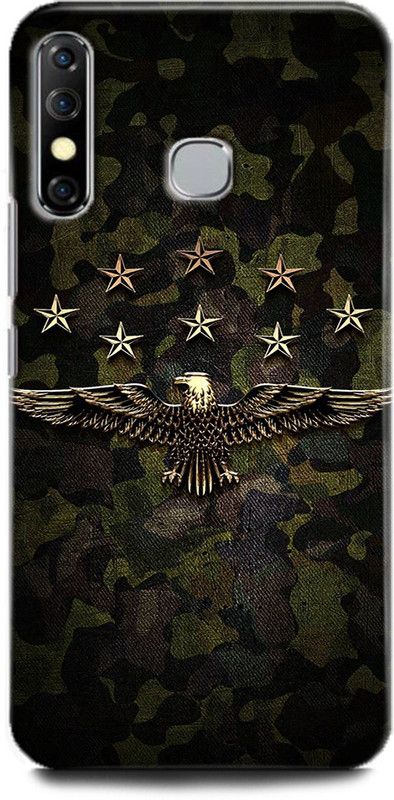 KEYCENT Back Cover for Infinix Hot 8 ARMY, TEXTURE, UNIFORM, MILITARY, COMO, DRESS CODE  (Multicolor, Shock Proof, Pack of: 1)