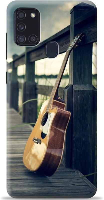 Loffar Back Cover for Samsung Galaxy A21s  (Orange, Shock Proof, Pack of: 1)