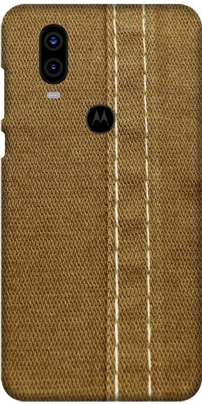 PNBEE Back Cover for Motorola P40 -Cloth Pattern Printed Back Case Cover  (Multicolor, Hard Case, Pack of: 1)