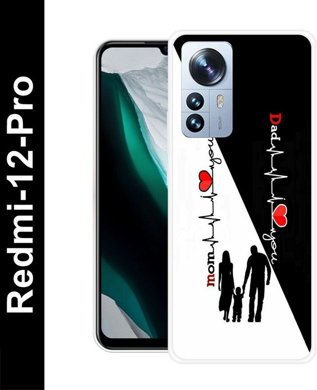 Triddy Back Cover for Redmi 12 Pro  (Multicolor, Dual Protection, Silicon, Pack of: 1)