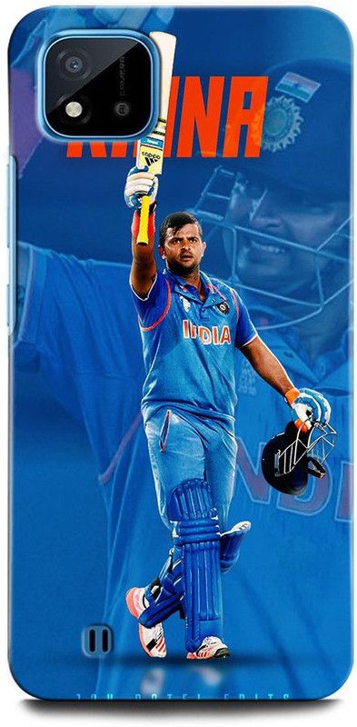 ORBIQE Back Cover for Realme C11 2021 RMX3231 SURESH RAINA, INDIAN CRICKETER, SPORT  (Multicolor, Hard Case, Pack of: 1)