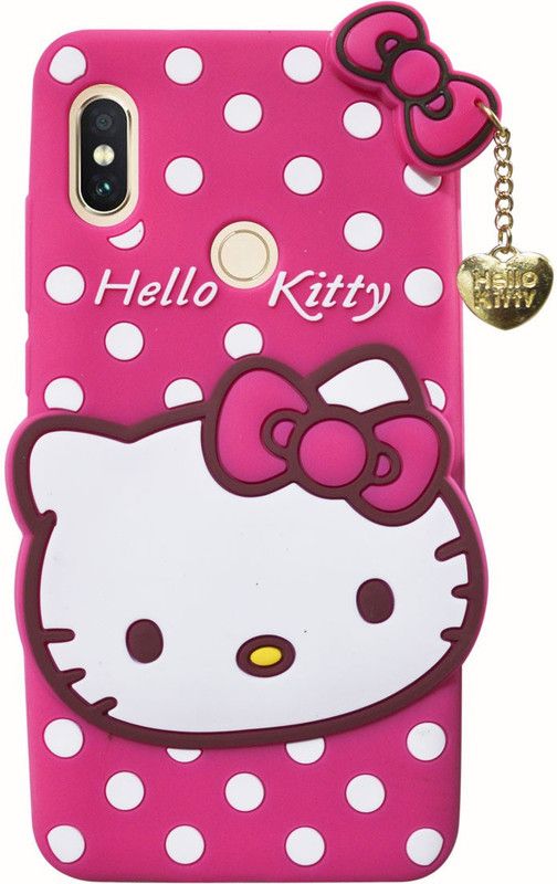 COVERBLACK Back Cover for hello kitty Xiaomi Redmi Note 5 Pro  (Pink, Flexible, Pack of: 1)