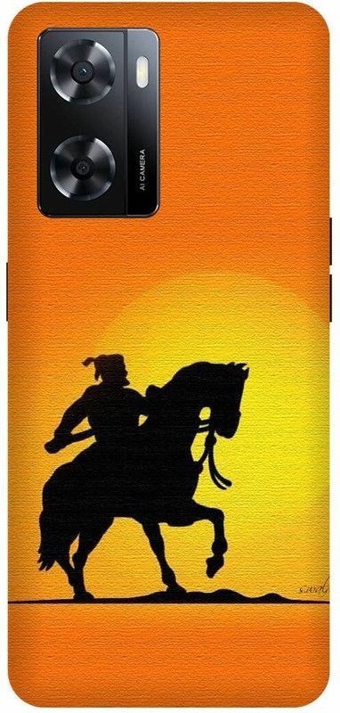 Dimora Back Cover for realme narzo 50 5G, SHIVAJI realme narzo 50 5GATRAPATI SHIVAJIMAHARAJ MARATHA HISTORYKING  (Orange, Hard Case, Pack of: 1)