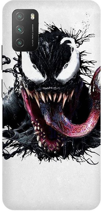 URCHIN Back Cover for Poco M3 Venom, Venom movie, Marval, Comic, Spiderman, Anti hero, Superhero  (Multicolor, Shock Proof, Pack of: 1)