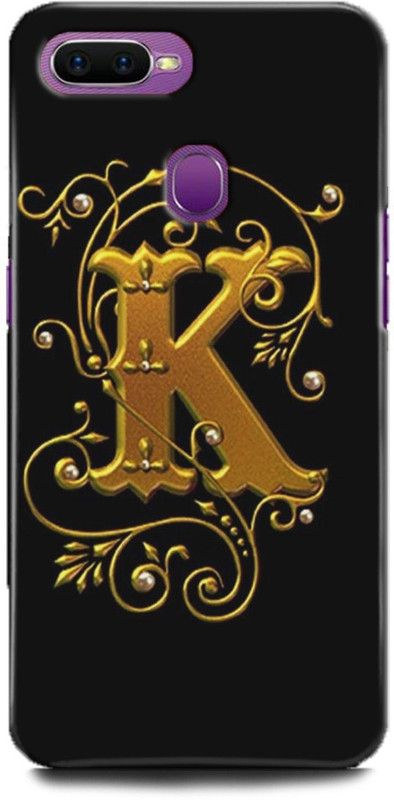 INTELLIZE Back Cover for Oppo A7/CPH1901 K letter,Printed  (Multicolor, Shock Proof, Pack of: 1)