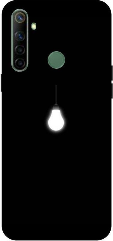 URCHIN Back Cover for Realme5 Light bulb, light, idea, bulb, black, awesome  (Multicolor, Shock Proof, Pack of: 1)