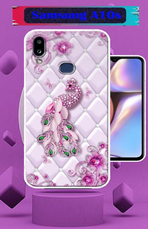 Goldstar Back Cover for SAMSUNG GALAXY A10s  (Pink, Silicon, Pack of: 1)