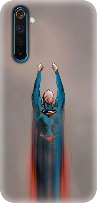 Smutty Back Cover for Realme 6 pro, RMX2061, RMX2063 - Superman Print  (Multicolor, Hard Case, Pack of: 1)