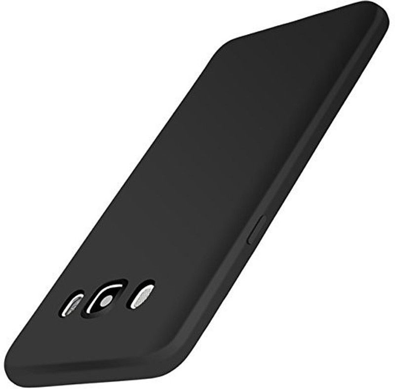 Elica Bumper Case for Samsung Galaxy E7  (Black, Shock Proof, Silicon, Pack of: 1)