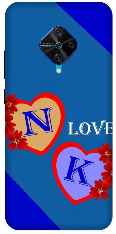 SSMORYA Back Cover for Vivo S1 Pro, NK Letter, Love Printed  (Multicolor, Shock Proof)