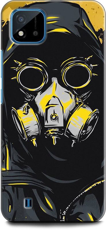KEYCENT Back Cover for Realme C11 2021, RMX3231 MASK BOY, BLACK, SKULL, ART  (Multicolor, Pack of: 1)