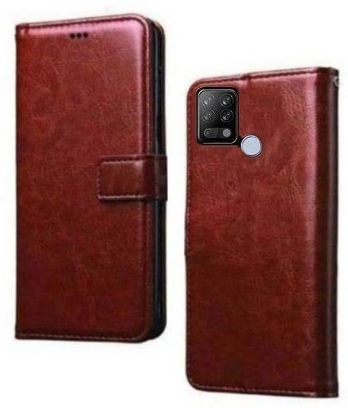 RidivishN Back Cover for Tecno POVA  (Brown, Dual Protection, Pack of: 1)