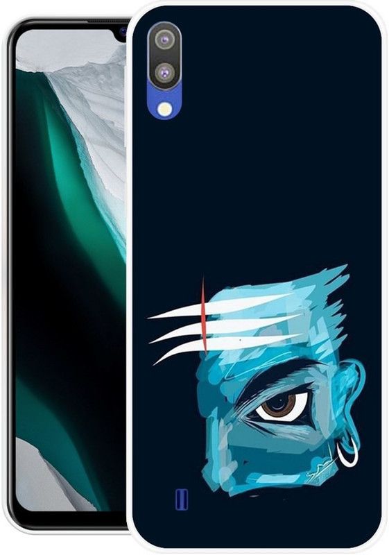 FITESTAR Back Cover for Samsung Galaxy M10  (Blue, Grip Case, Silicon, Pack of: 1)