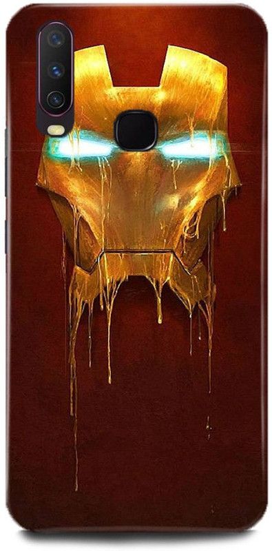 play fast Back Cover for Vivo Y15/1901 IRON MAN PRINTED  (Multicolor, Hard Case, Pack of: 1)