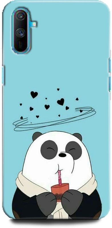 Afterglow Back Cover for Realme C3 CUTE TEDDY, CARTOON, ANIME  (Multicolor, Shock Proof, Pack of: 1)