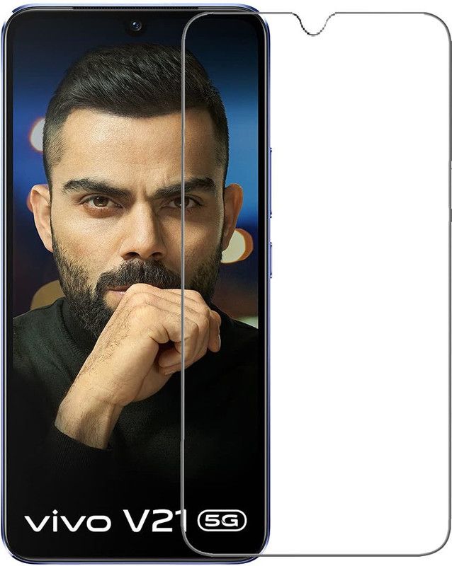 NKCASE Tempered Glass Guard for Vivo V21 5G  (Pack of 1)