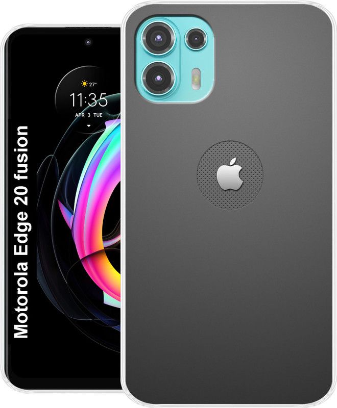 Cooldone Back Cover for Motorola Edge 20 Fusion  (Multicolor, Grip Case, Silicon, Pack of: 1)