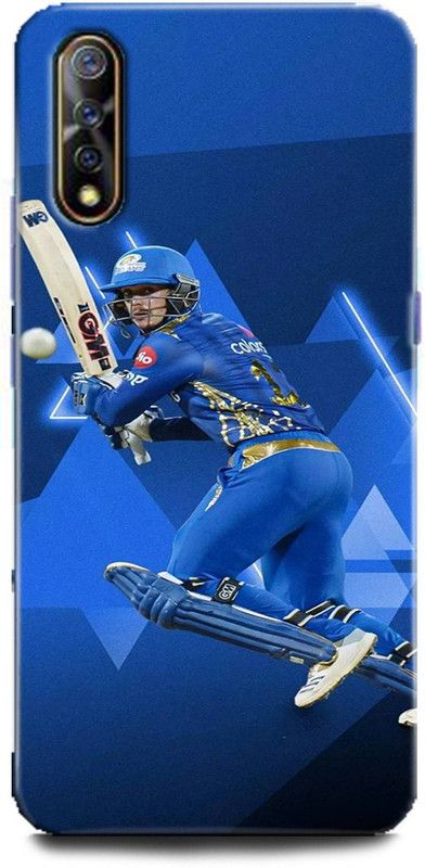 Afterglow Back Cover for Vivo Z1x QUINTON DECOCK, DECOCK, MUMBAI INDIANS, IPL, CRICKET, CRICKET KHILADI  (Multicolor, Shock Proof, Pack of: 1)