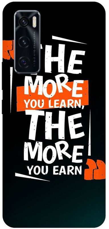 URCHIN Back Cover for Vivo V20SE Quotes, motivational, attitude, inpriratinal  (Multicolor, Shock Proof, Pack of: 1)