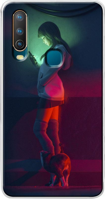 Smart Fly Back Cover for Vivo U10  (Multicolor, Grip Case, Silicon, Pack of: 1)