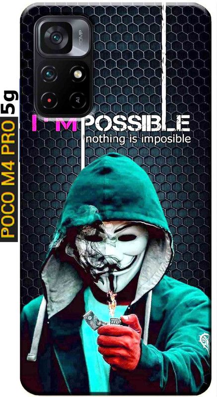 RDcon Back Cover for POCO M4 Pro 5G 2613  (Multicolor, Dual Protection, Silicon, Pack of: 1)