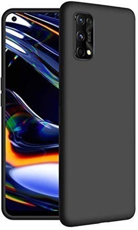 S-Softline Back Cover for Realme X7 Pro  (Black, Flexible, Pack of: 1)