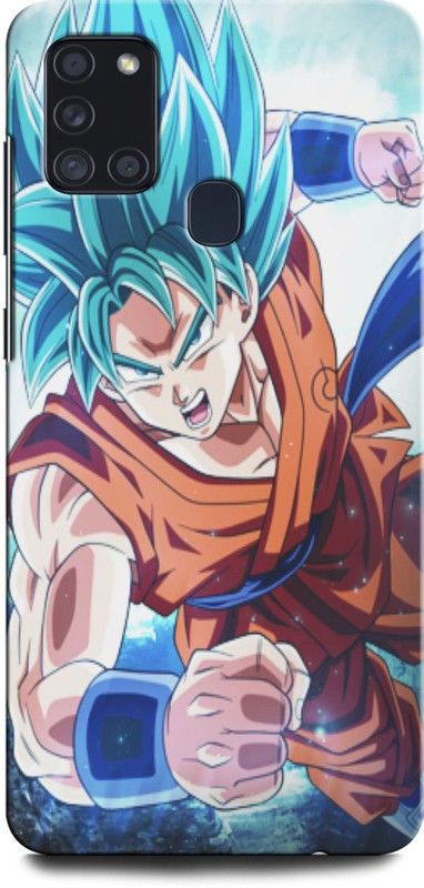 GRAFIQE Back Cover for SAMSUNG Galaxy A21s GOKU, DRAGON BALL Z, ANIME, SUPERSAIYAN  (Multicolor, Shock Proof, Pack of: 1)